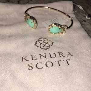 Kendra Scott Mint Andy in Gold NWT